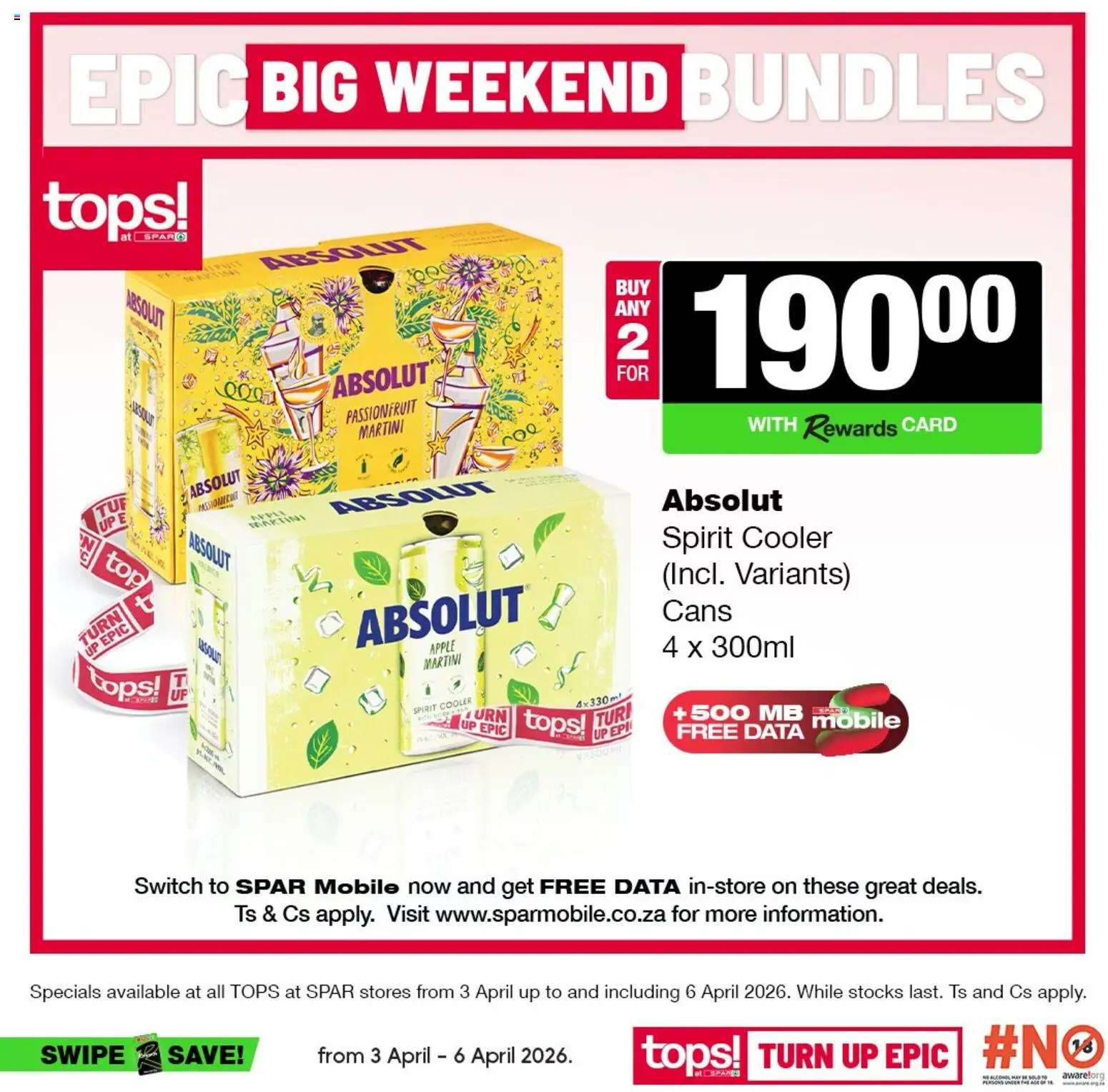 New Tops at Spar catalogue – valid from 03.04.2026 | Page: 6 | Products: Data, Cooler, Switch