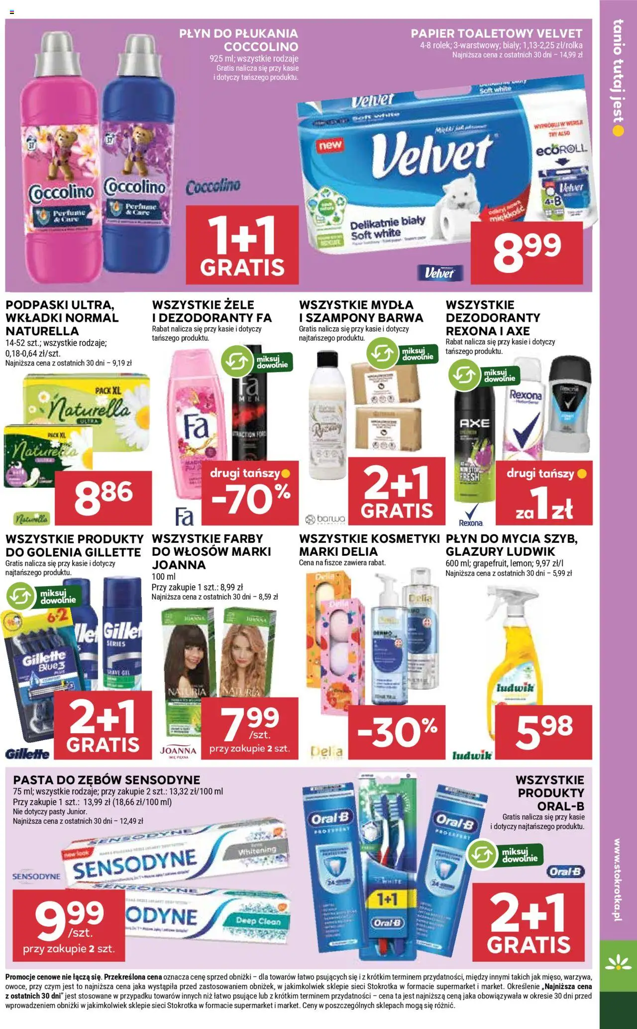 Stokrotka Gazetka od 17.06.2025 | Strona: 35 | Produkty: Farby do włosów, Coccolino, Podpaski, Pasta do zębów