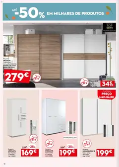 Pré-visualização Conforama folheto válido de 26.03.2026 | Página: 10 | Produtos: Roupeiro, Portas, Cabide