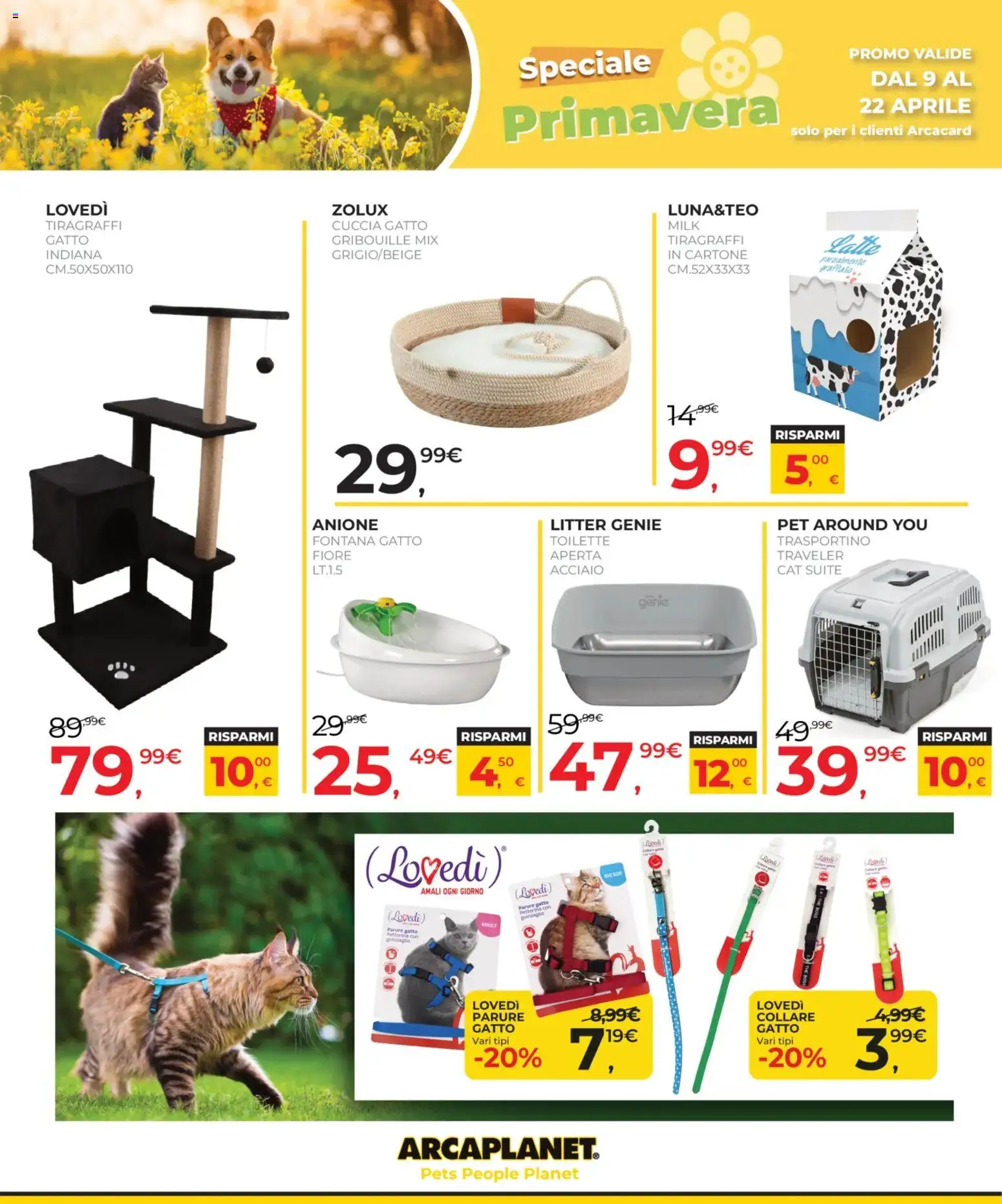 Volantino Arcaplanet del 09.04.2026 | Pagina: 32 | Prodotti: Tiragraffi, The