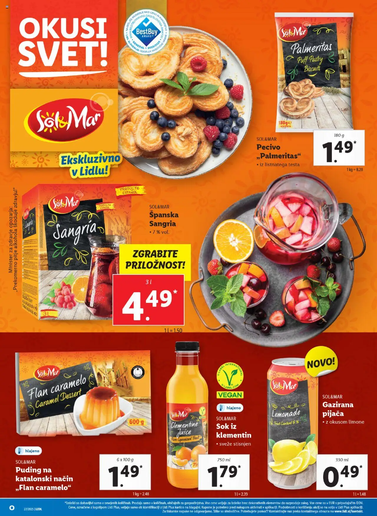 Lidl - Maribor │ velja od 03.07.2025 | Stran: 48 | Izdelki: Puding, Sok