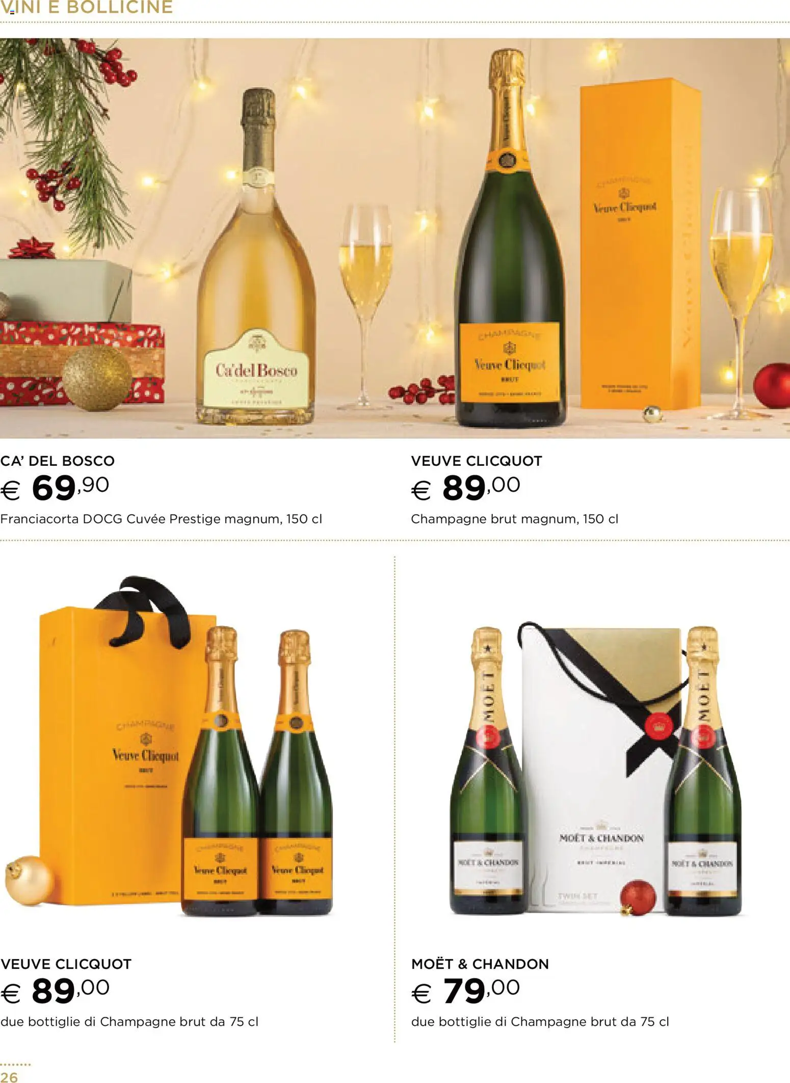 Volantino Esselunga S del 13.11.2025 | Pagina: 26 | Prodotti: Champagne