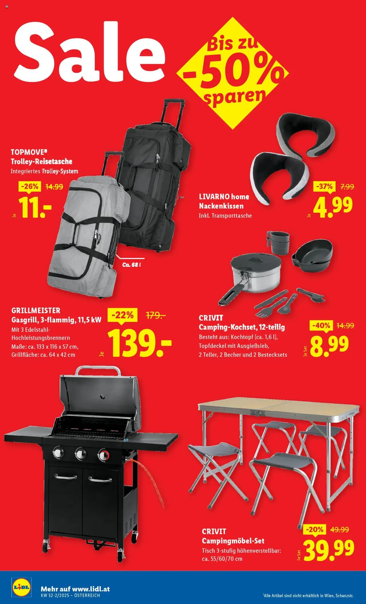 Lidl Flugblatt gültig ab 07.08.2025 | Seite: 18 | Produkte: Tisch
