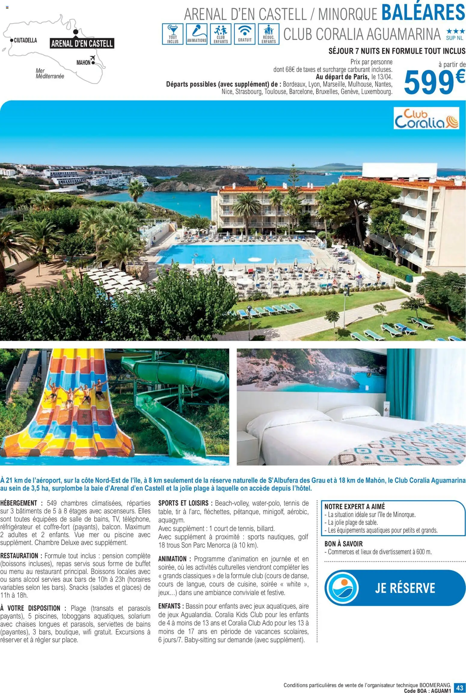 {H1} | Page: 43 | Produits: Glaces, Alcool, Réfrigérateur, Jeux