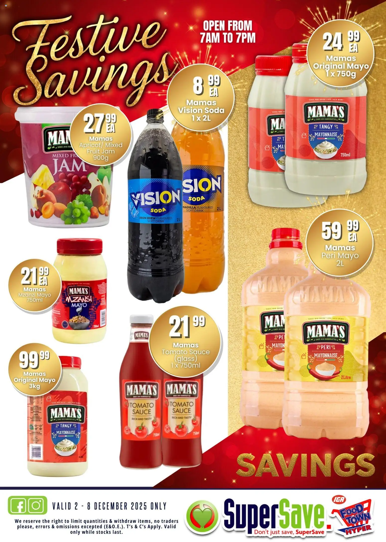 New Super Save catalogue – valid from 02.12.2025 | Page: 30 | Products: Jam, Iron, Tomato sauce, Mayonnaise