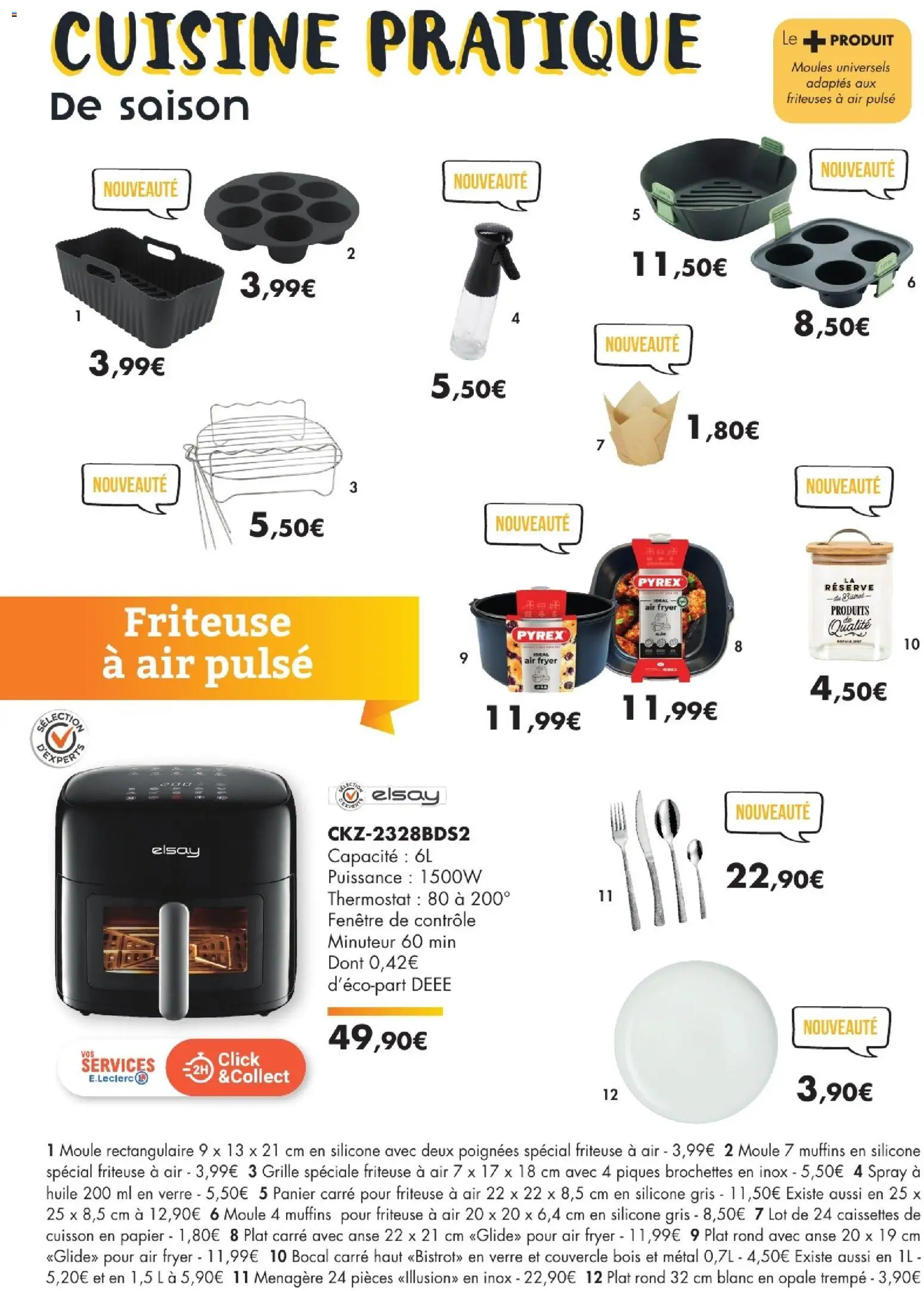 {H1} | Page: 34 | Produits: Muffins, Friteuse, Panier, Huile