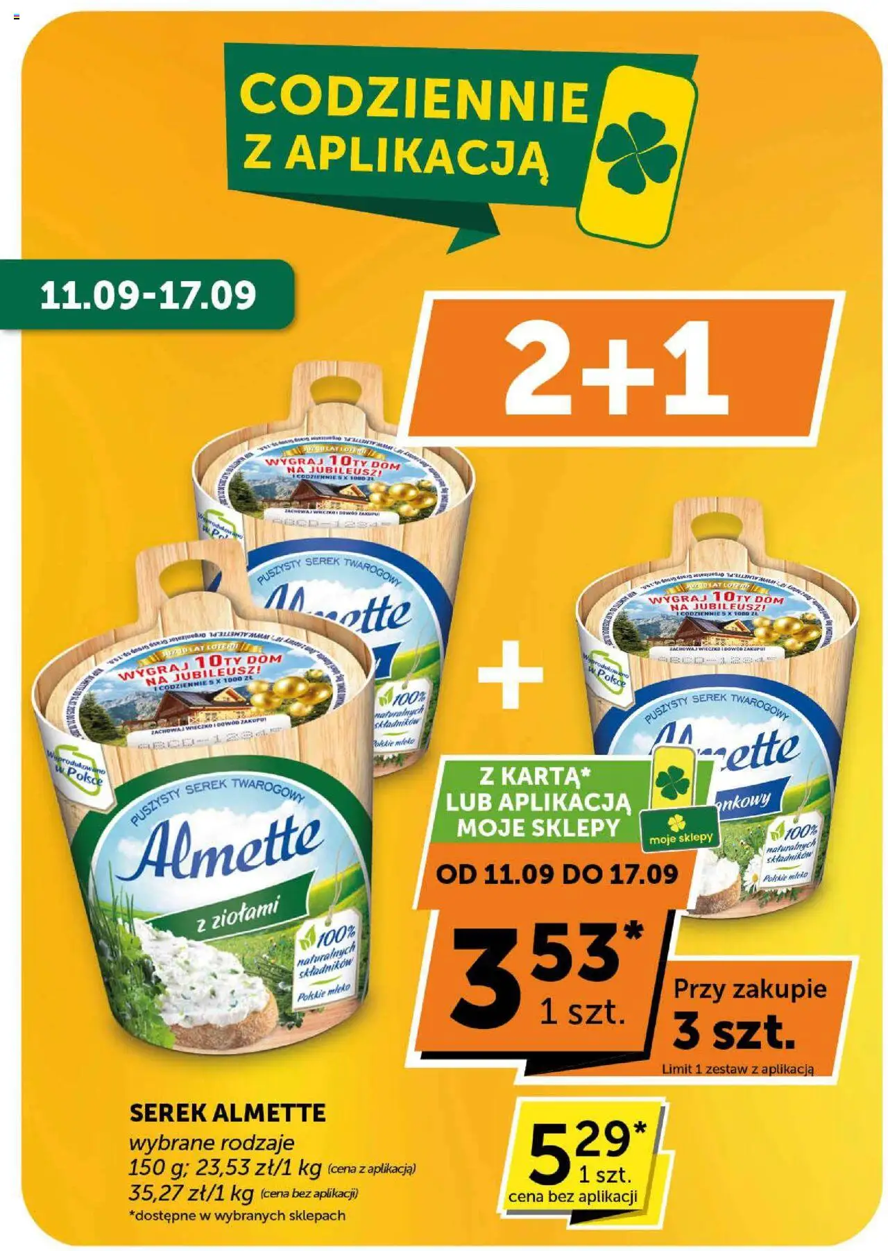 Euro Sklep Gazetka od 04.09.2025 | Strona: 14 | Produkty: Serek, Mleko