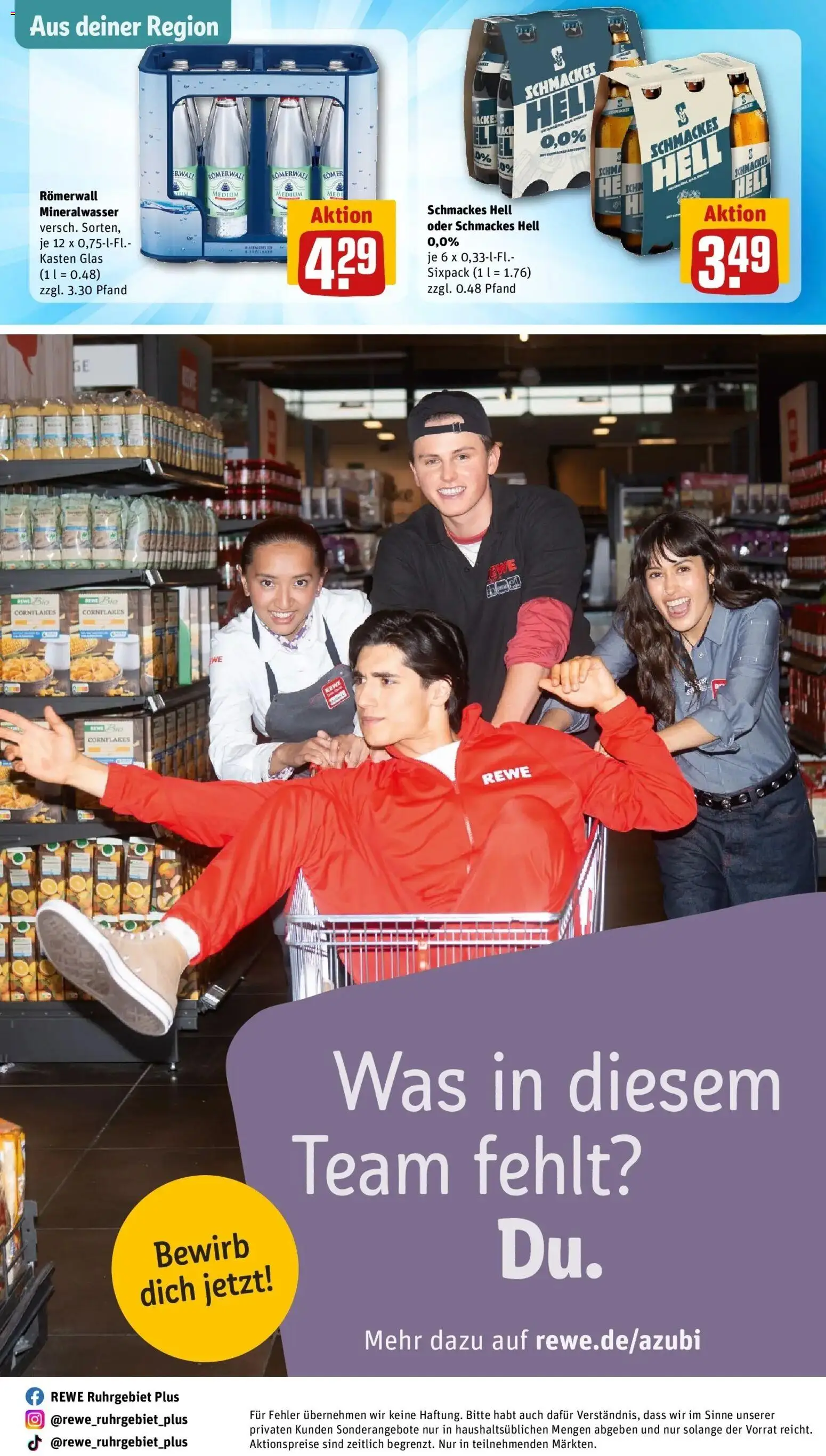 Rewe Prospekt Schloß Holte-Stukenbrock	 – gültig ab 15.03.2026 | Seite: 29 | Produkte: Mineralwasser