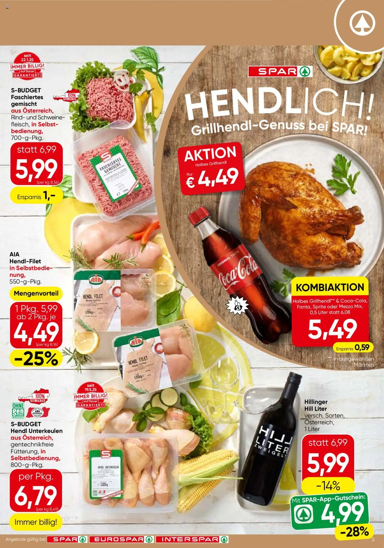 Spar Flugblatt - Salzburg gültig ab 31.07.2025 | Seite: 5