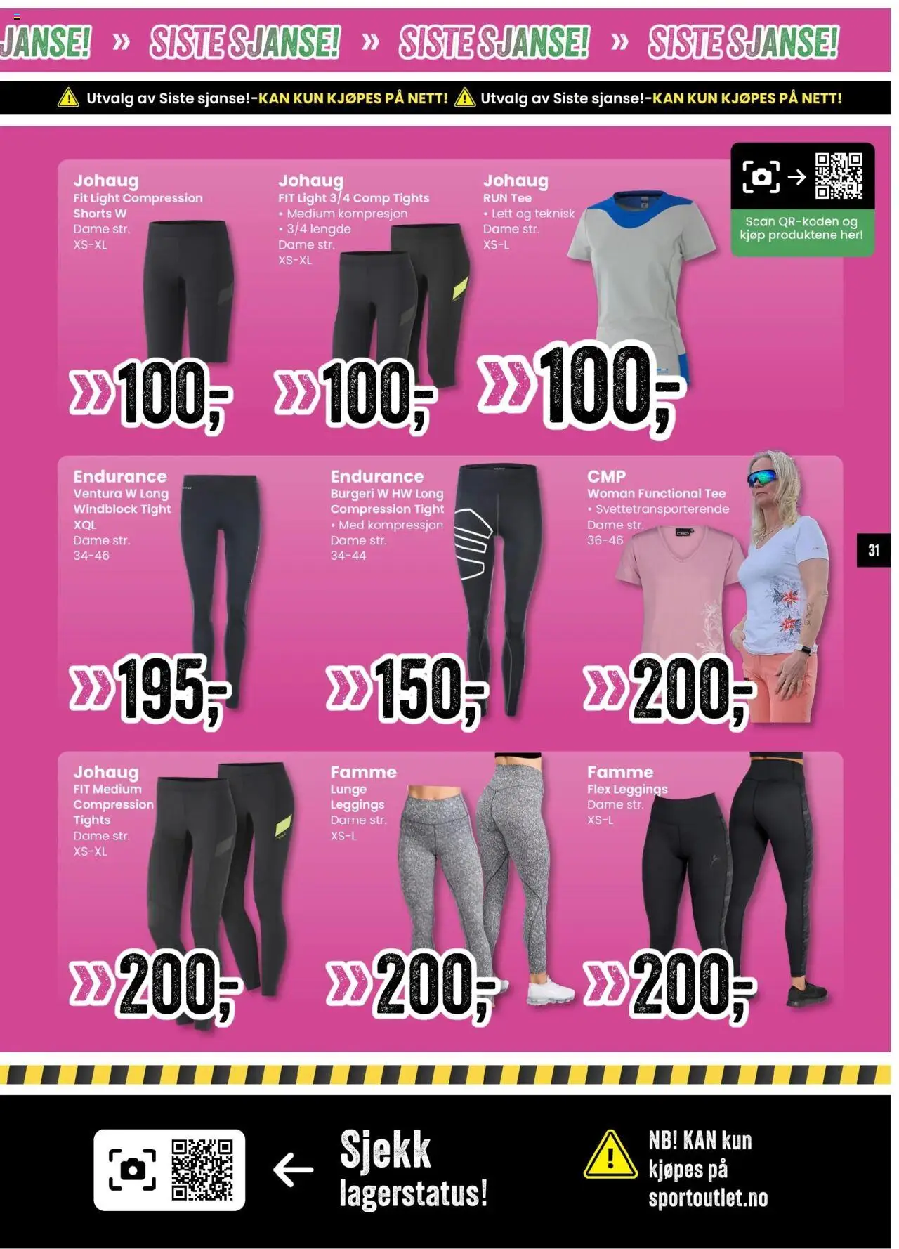  | Side: 31 | Produkter: Leggings, Shorts, Tights
