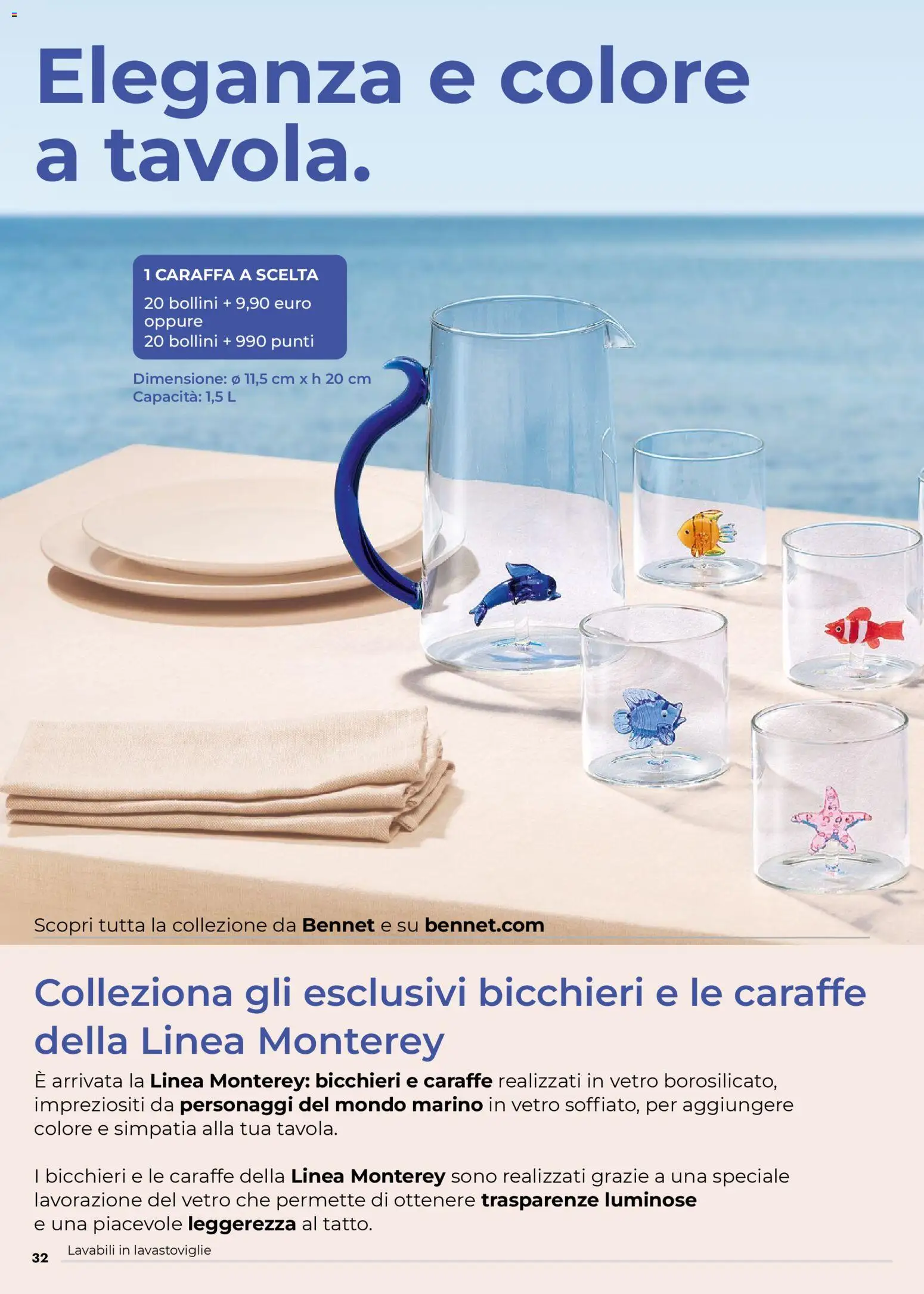 Volantino bennet del 23.04.2026 | Pagina: 32 | Prodotti: Caraffa, Lavastoviglie