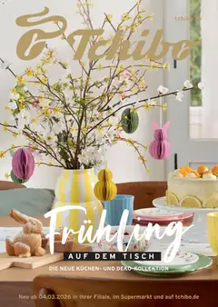 Tchibo Prospekt Frühling auf dem Tisch ab 04.03.2026 gültig