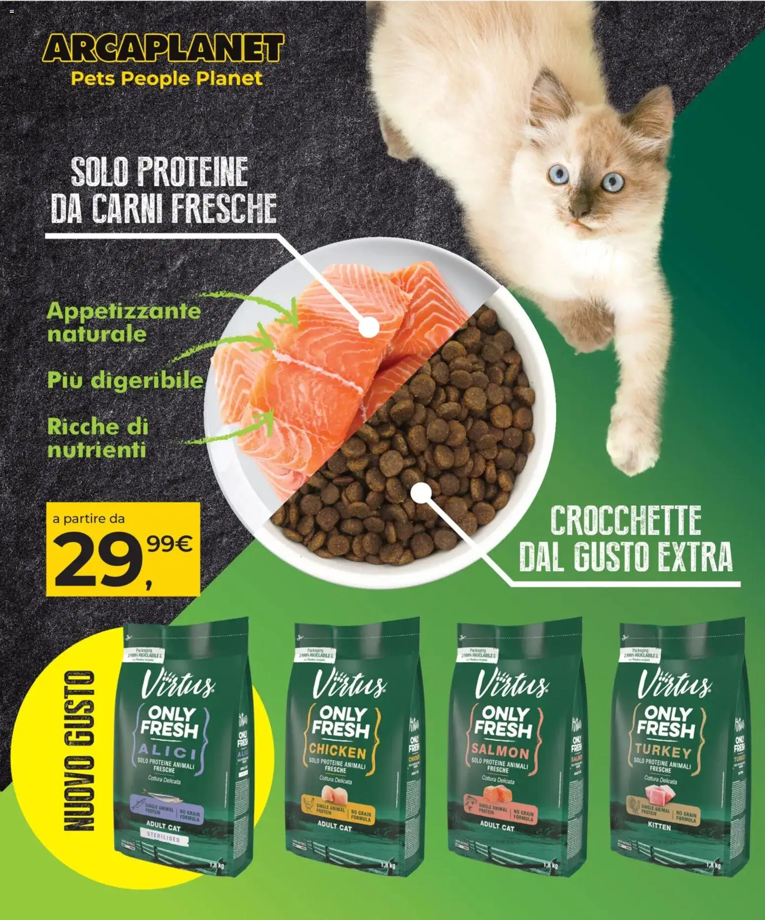 Volantino Arcaplanet del 02.03.2026 | Pagina: 15 | Prodotti: Sale, Crocchette, Alici