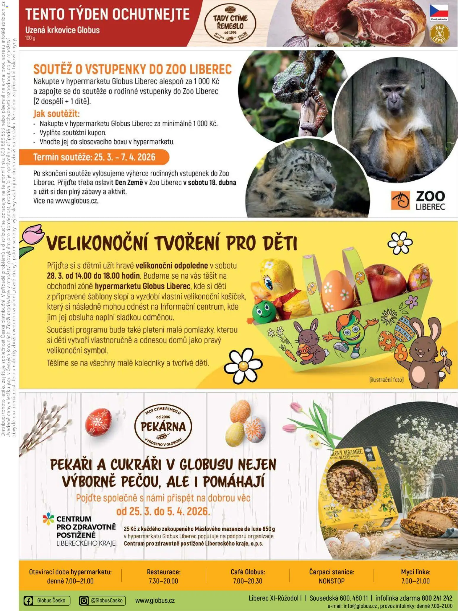 Globus leták - Liberec od 25.03.2026 | Strana: 34 | Produkty: Globus, Pekárna, Mazanec, Krkovice