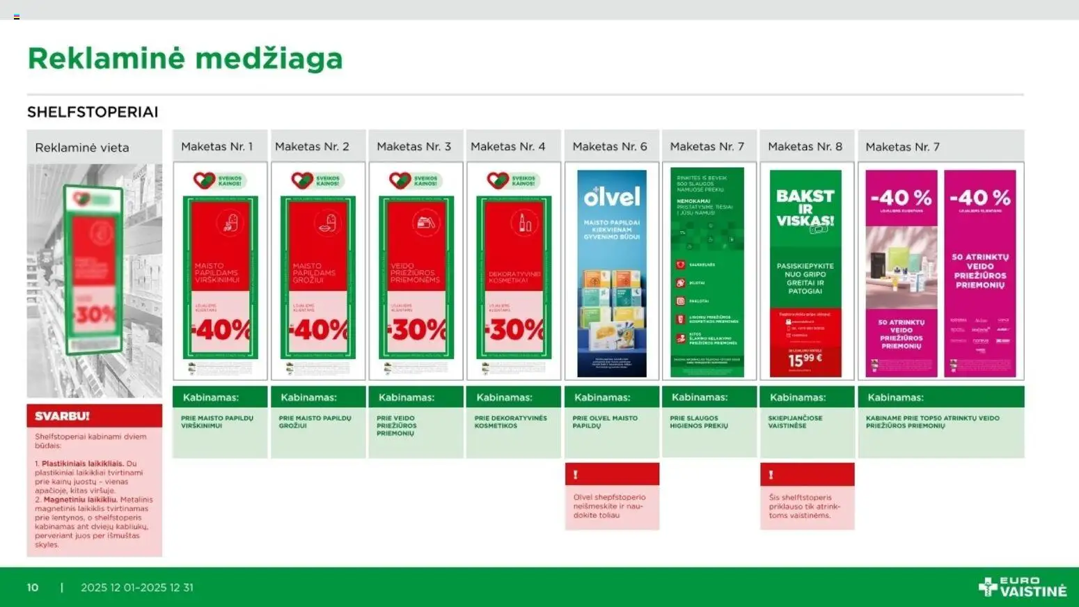 EUROVAISTINĖ akcijos nuo 01.12.2025 | Puslapis: 10
