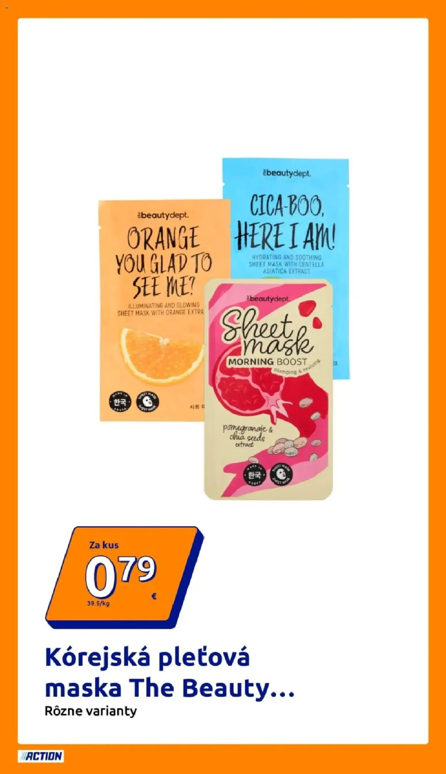 Nové Action akcie – leták je platný od 08.04.2026 | Strana: 3 | Produkty: Maska