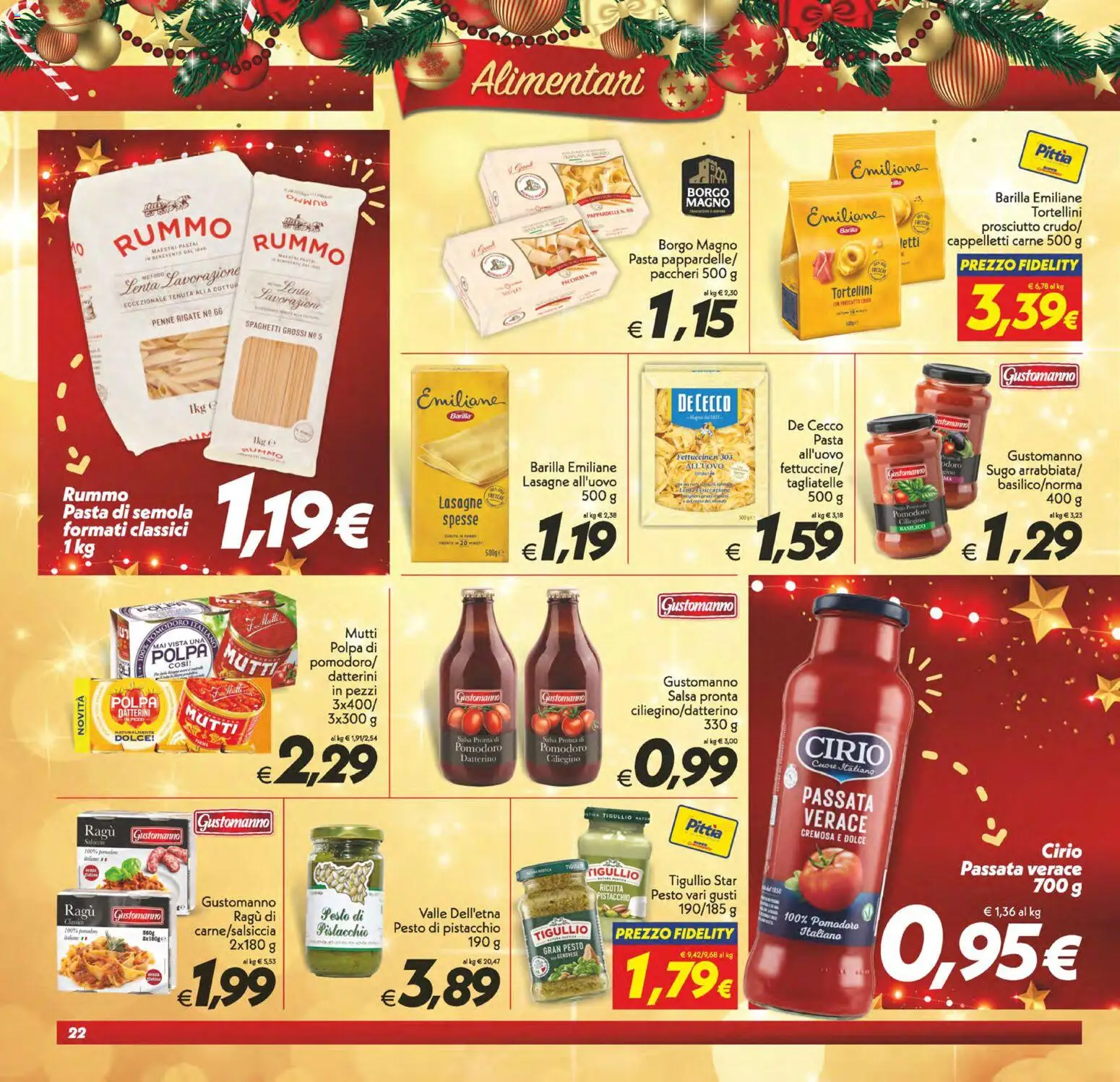 Volantino SuperConveniente del 16.12.2025 | Pagina: 22 | Prodotti: Pesto, Ricotta, Paccheri, Sugo