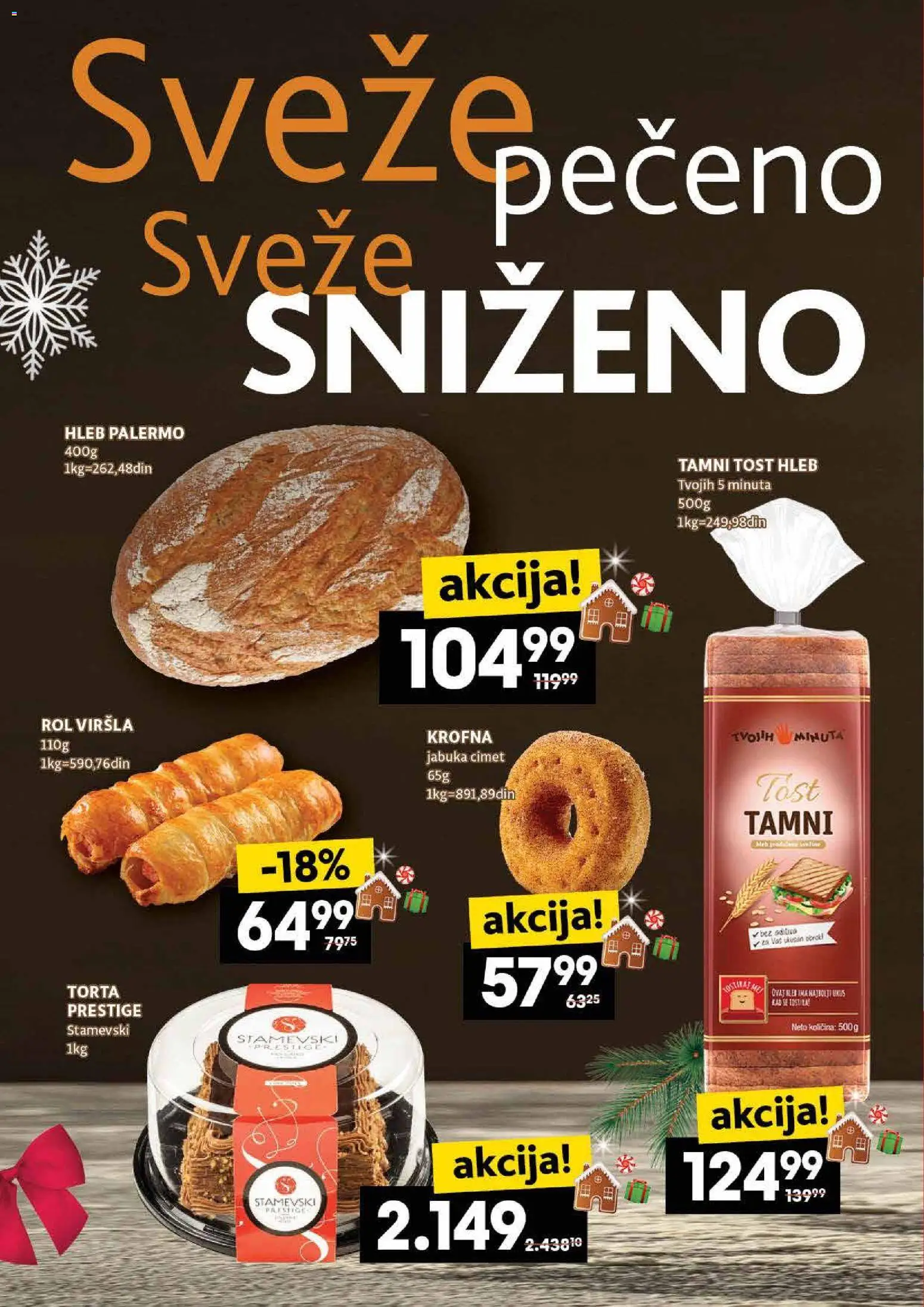 Idea katalog - važi od 25.12.2025 | Strana: 8 | Proizvode: Tost hleb, Hleb, Torta