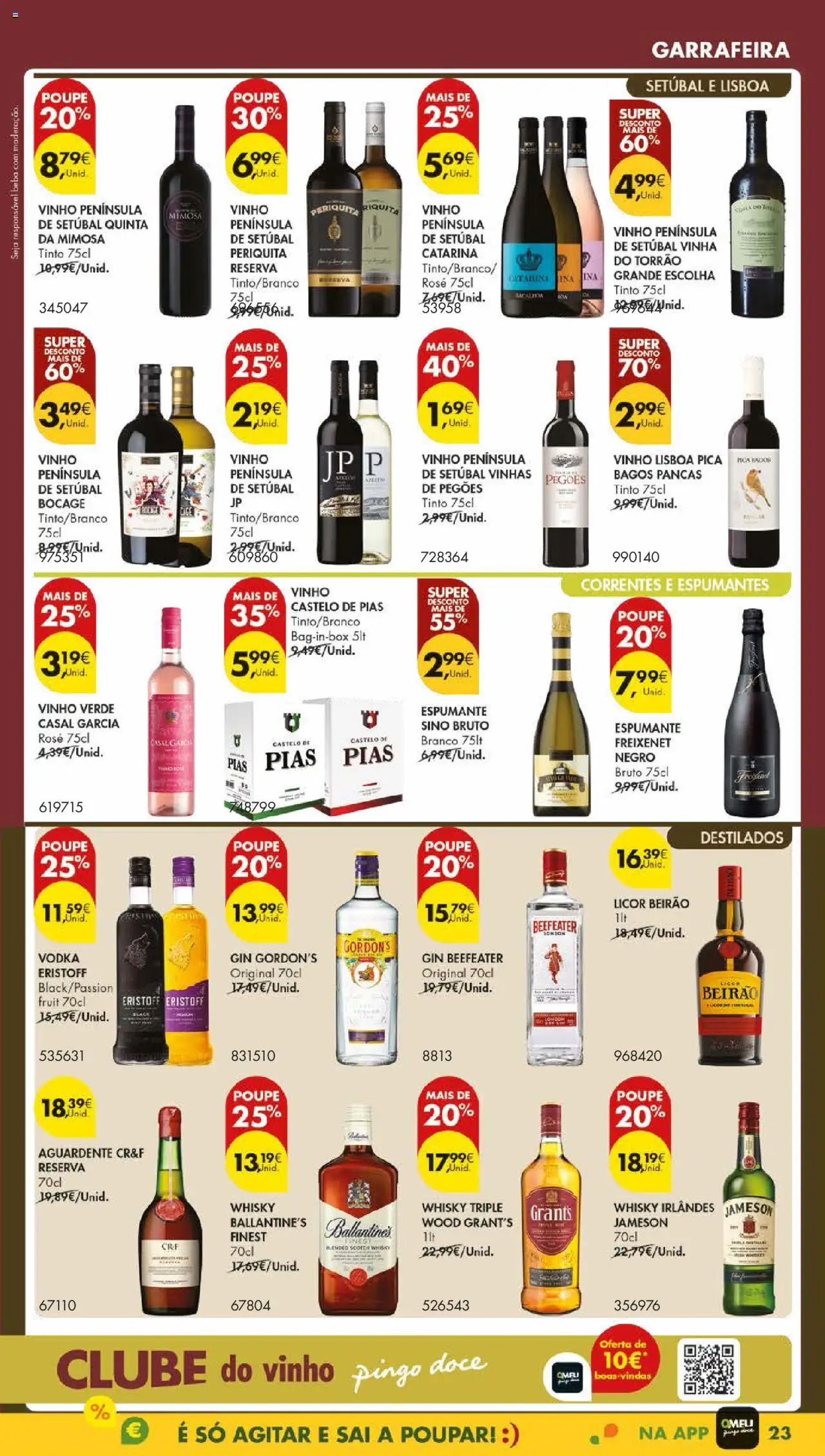 Pingo Doce folheto │ válido de 09.09.2025 | Página: 27 | Produtos: Whisky, Licor, Gin, Vodka
