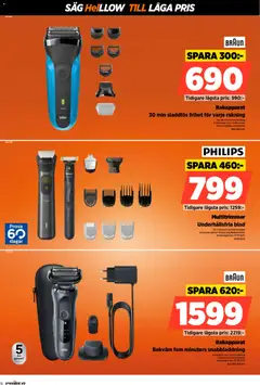 Power - erbjudanden - Förhandsvisning av reklamblad från butik Power aktuell från 27.11.2025 | Sida: 18 | Produkter: Rakapparat, Trimmer, Såg