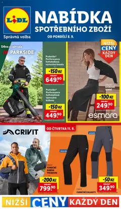 Náhled letáku Lidl - Leták - Spotřební zboží od 08.09.2025