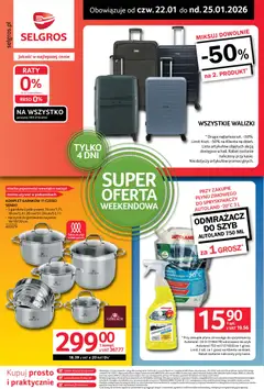 Pogląd oferty "Selgros cash&carry Gazetka - Oferta weekendowa" - ważna od 22.01.2026