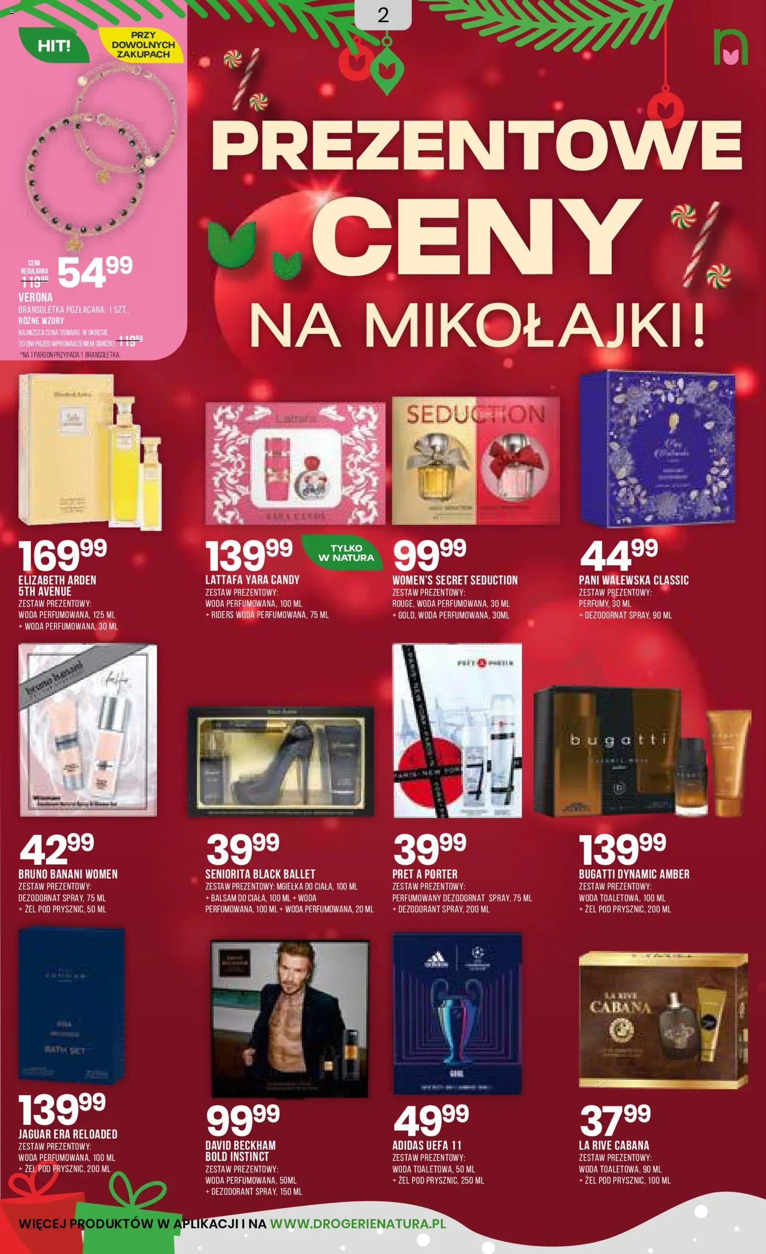 Drogerie Natura Black Friday od 27.11.2025 | Strona: 2 | Produkty: Bransoletka, Dezodorant, Woda