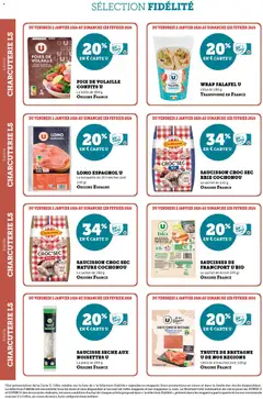 U Express - Prévisualisation de U Express - Ma sélection Carte U janvier valide à partir de 02.01.2026 | Page: 2 | Produits: Saucisson, Truite fumée, Saucisse, Porc