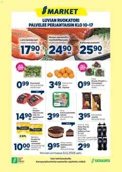 S-market-mainoslehti voimassa 05.11.2025 alkaen
