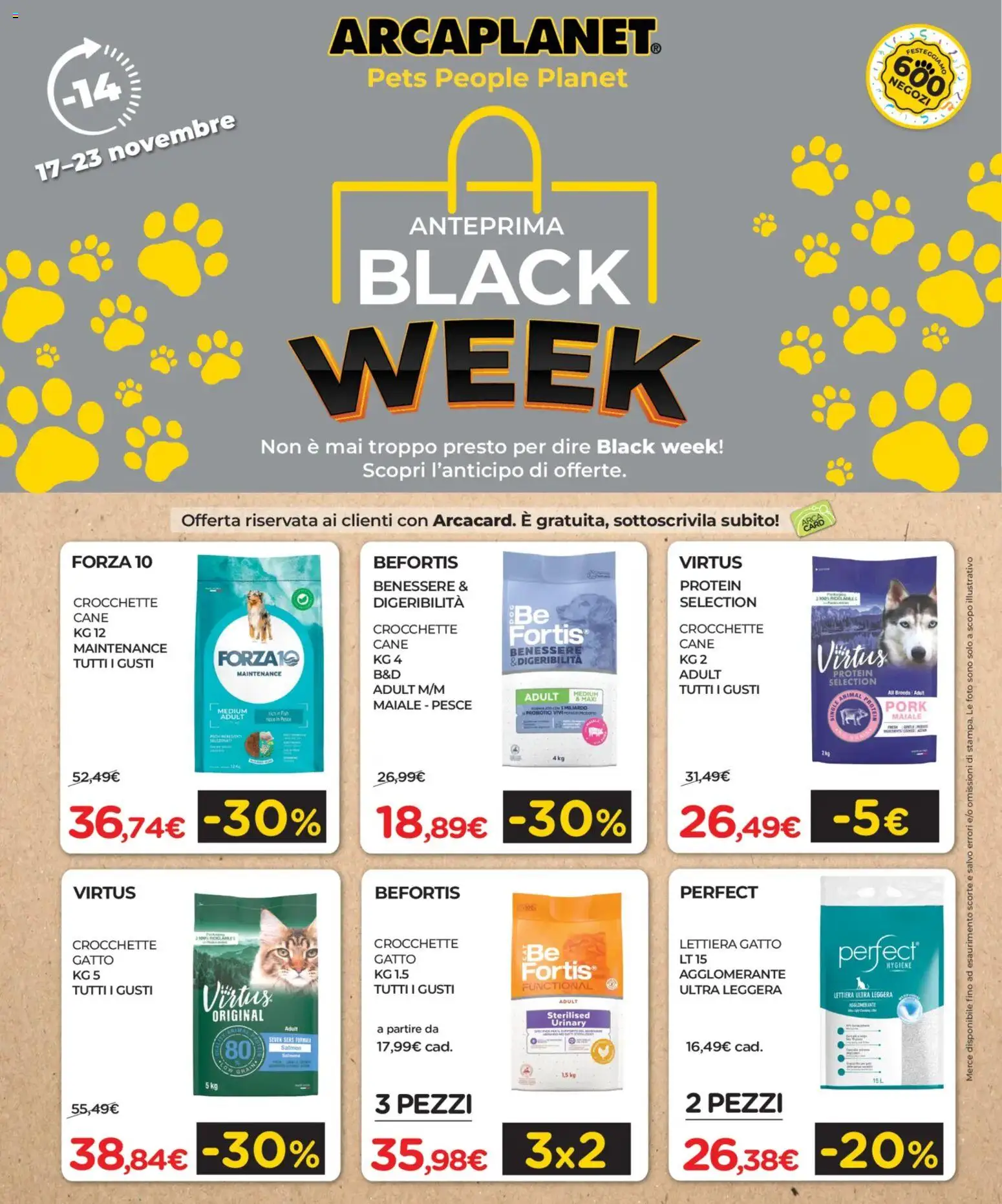 Volantino Arcaplanet del 17.11.2025 | Pagina: 1