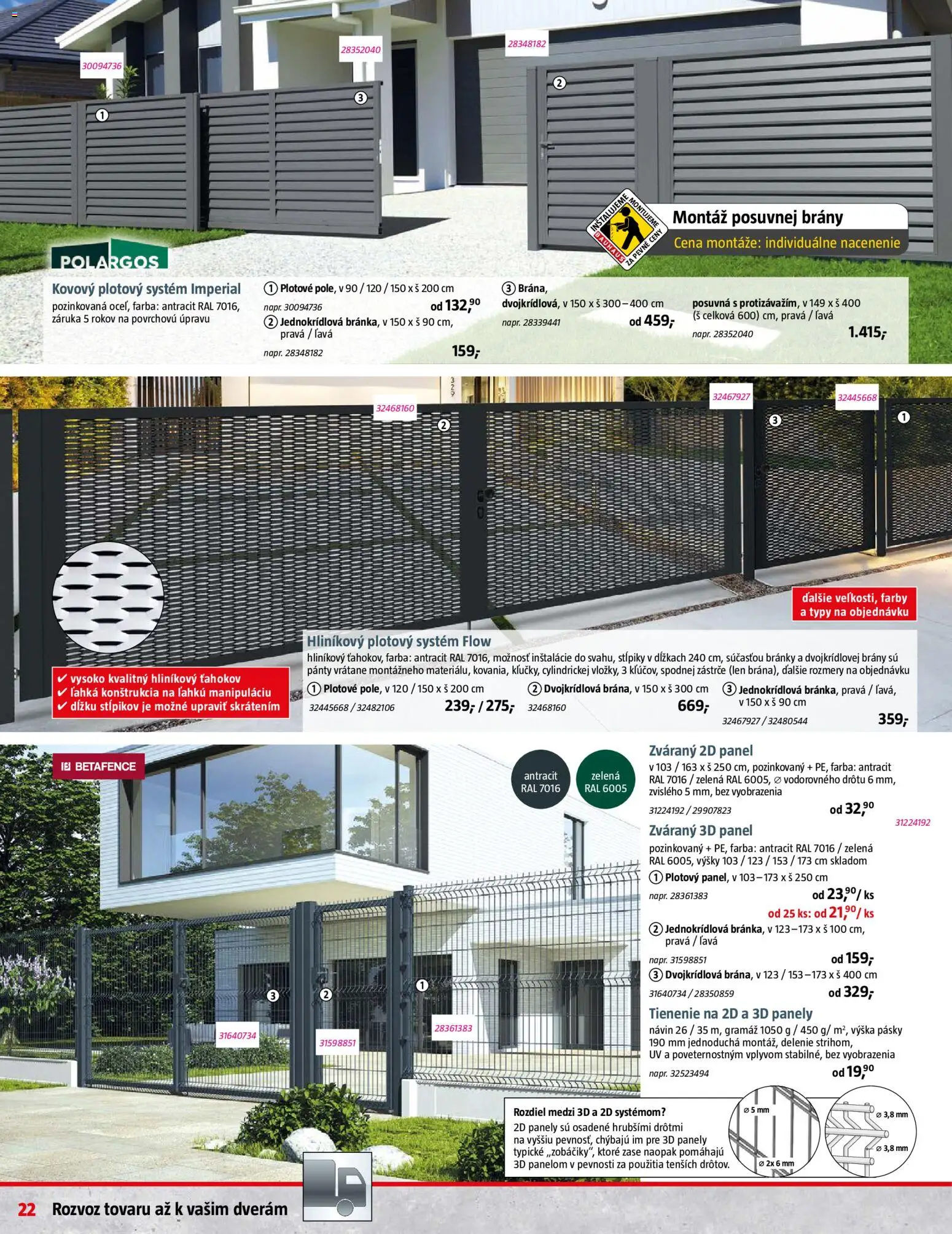 Nové Bauhaus akcie – leták je platný od 09.03.2026 | Strana: 22 | Produkty: Panely