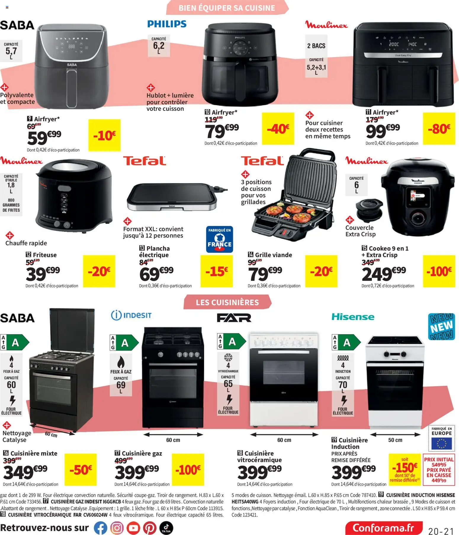 {H1} | Page: 21 | Produits: Cookeo, Friteuse, Tefal, Viande
