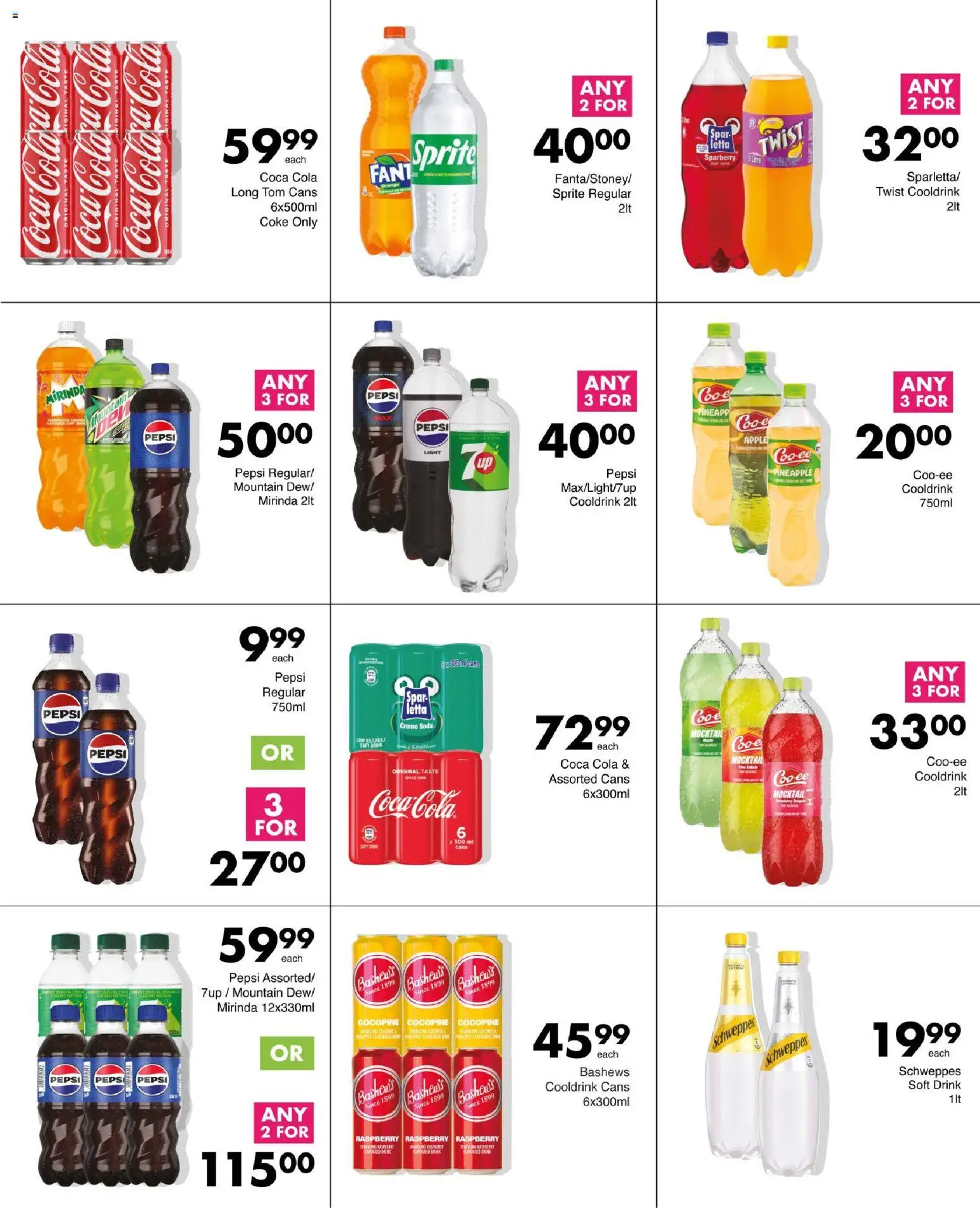 New Save catalogue – valid from 29.12.2025 | Page: 36 | Products: Coke, Light, Sprite