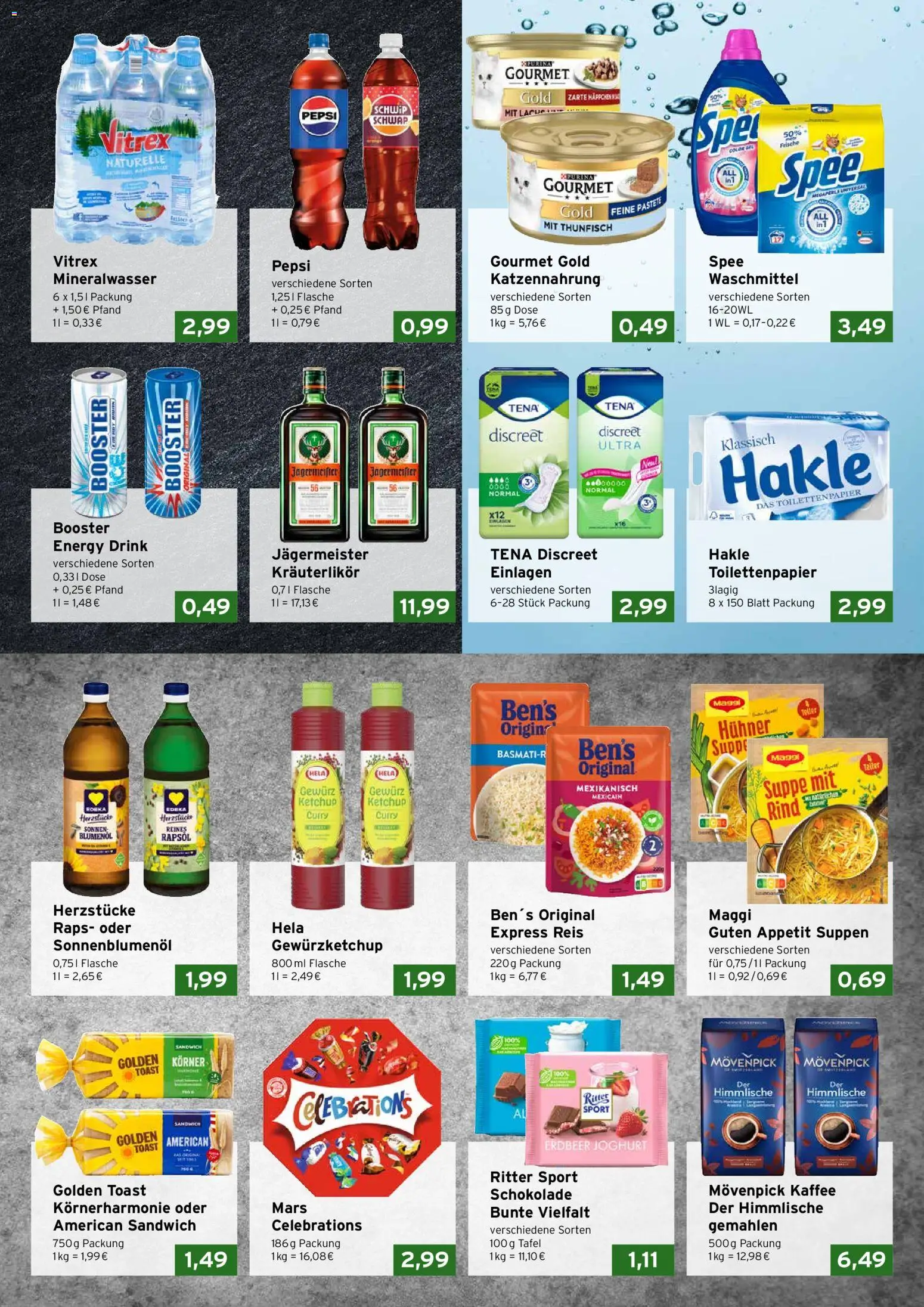 CAP Markt Prospekt – gültig ab 27.04.2026 | Seite: 3 | Produkte: Rapsöl, Celebrations, Ketchup, Toilettenpapier