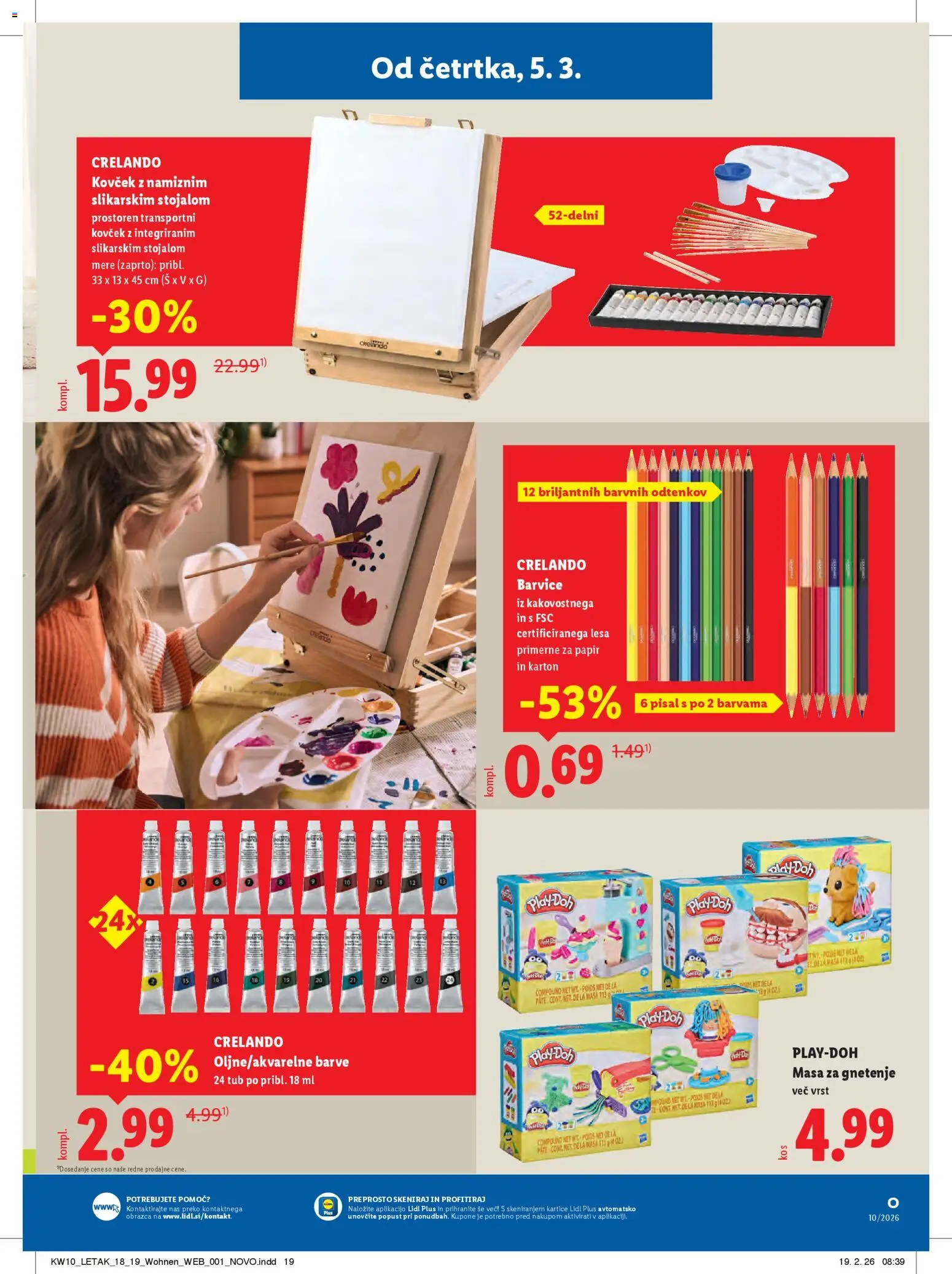 Novi Lidl katalog ponudbe – veljaven od 05.03.2026 | Stran: 47 | Izdelki: Barvice, Kovcek