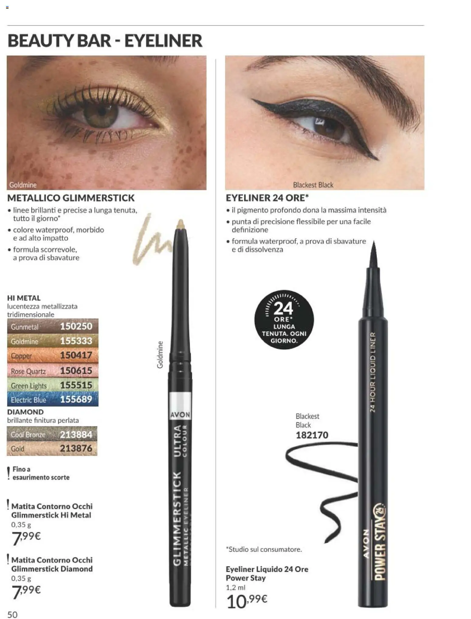 Volantino Avon del 01.04.2026 | Pagina: 50 | Prodotti: Eyeliner