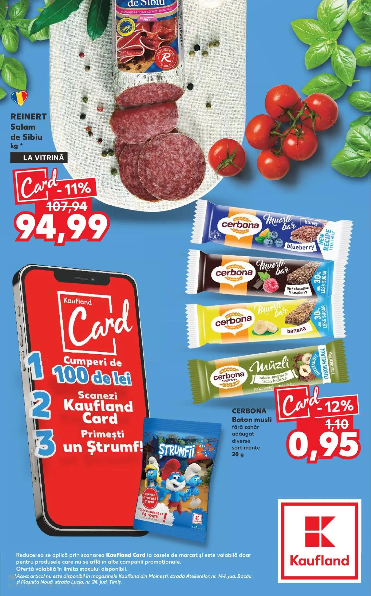 Kaufland RO akciós ujság - amely érvényes a következő dátumtól: 03.09.2025 | Oldal: 16 | Termékek: Müzli, Cukor