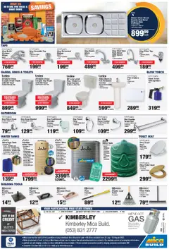 MICA Free State Build │ valid from 22.07.2025 | Page: 2 | Products: Monitor, Toilet, Cistern, Water