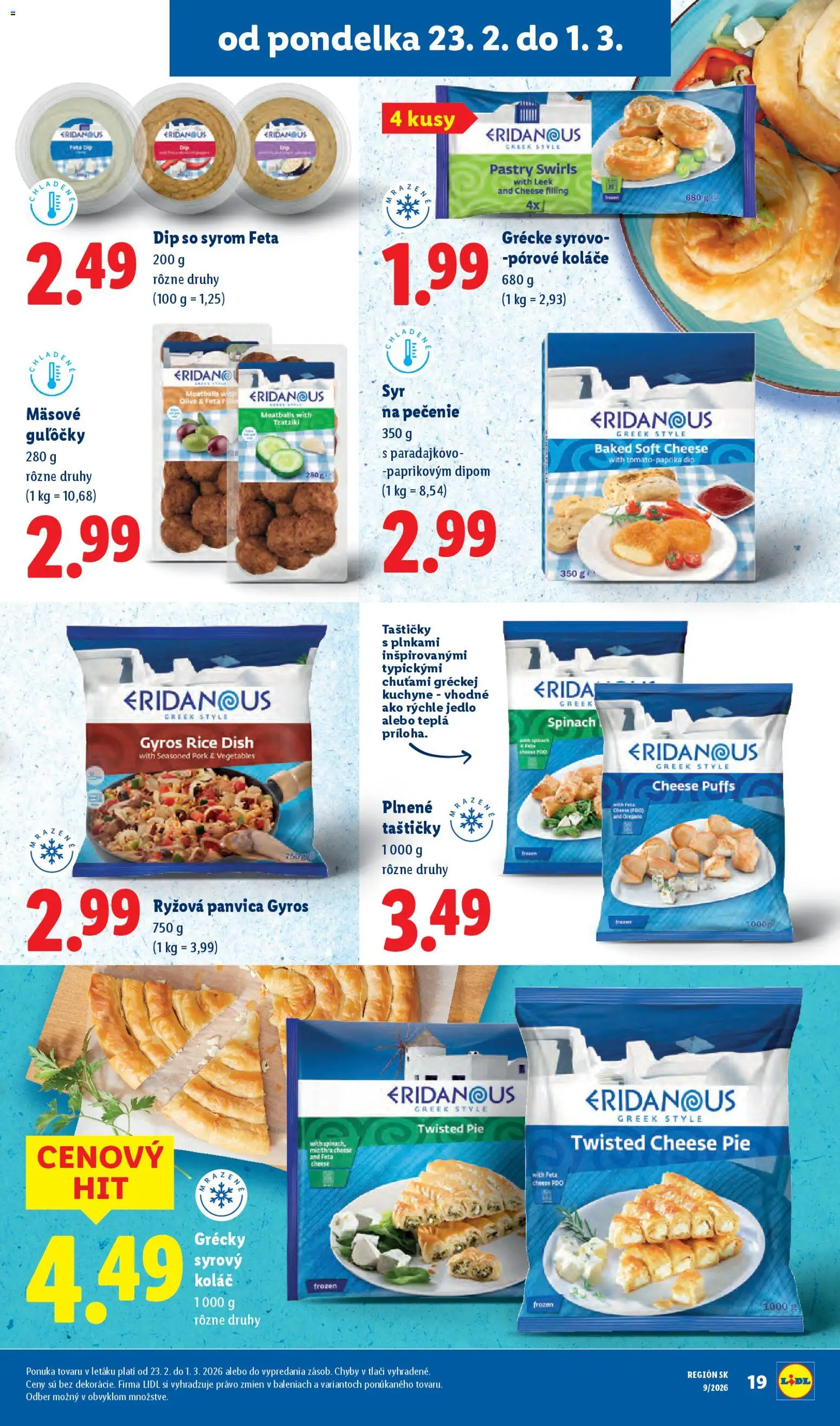 Nové Lidl akcie – leták je platný od 23.02.2026 | Strana: 21 | Produkty: Syr, Feta, Panvica, Kuchyne