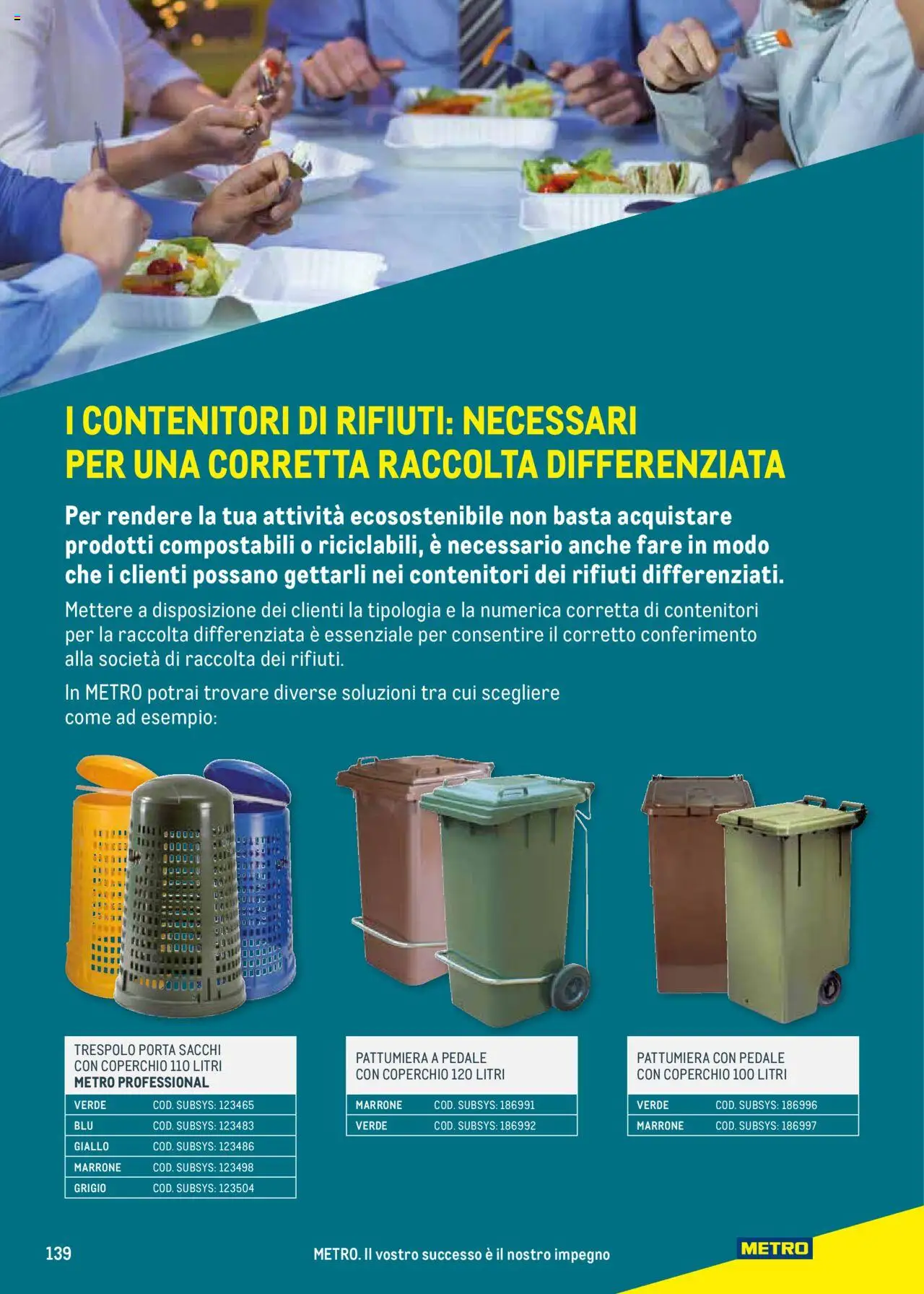 Volantino Metro del 22.07.2024 | Pagina: 139 | Prodotti: Pattumiera, Metro
