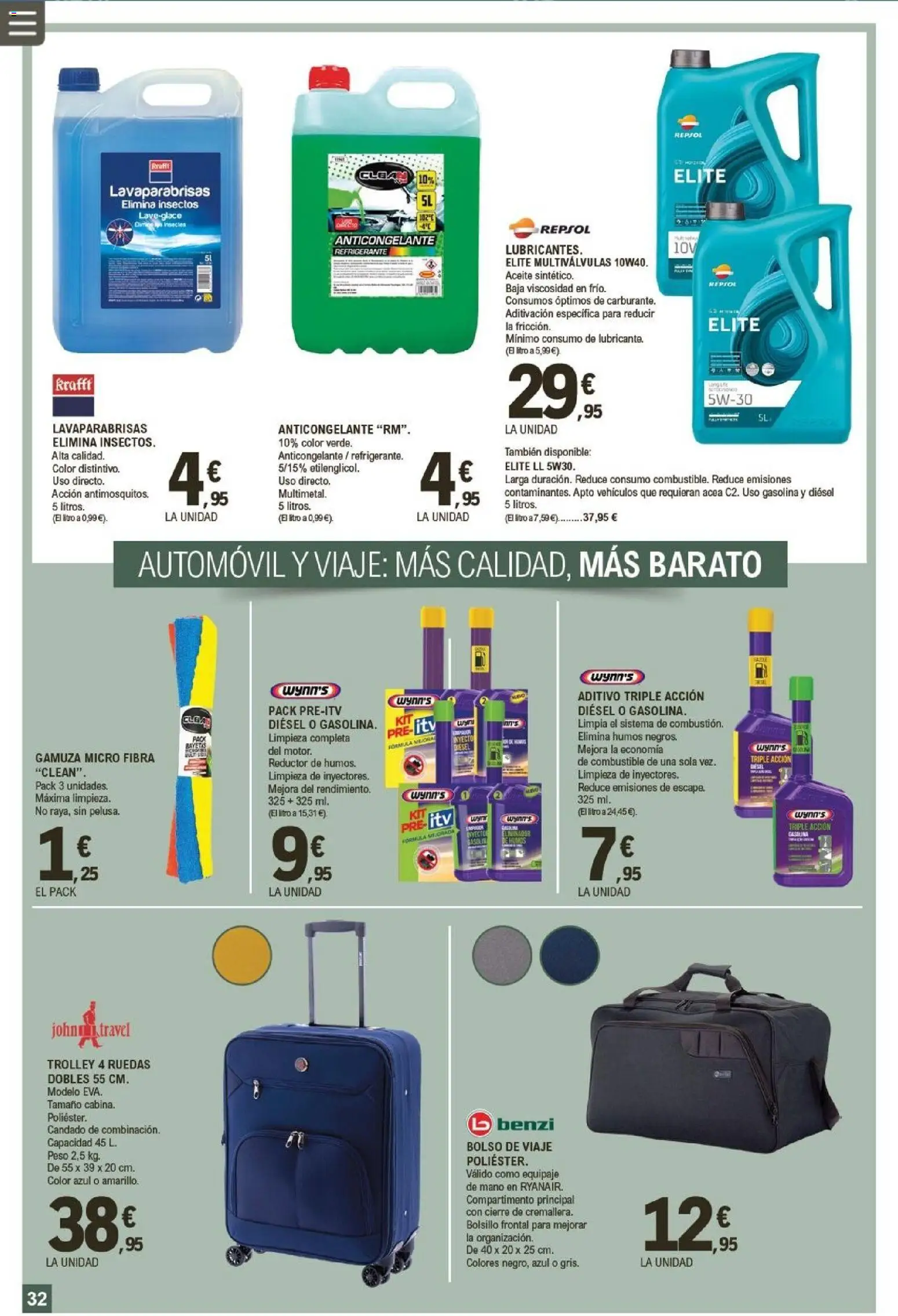 E.Leclerc folleto │ válido desde el 19.11.2025 | Página: 32 | Productos: Aceite, Bolso, Peso