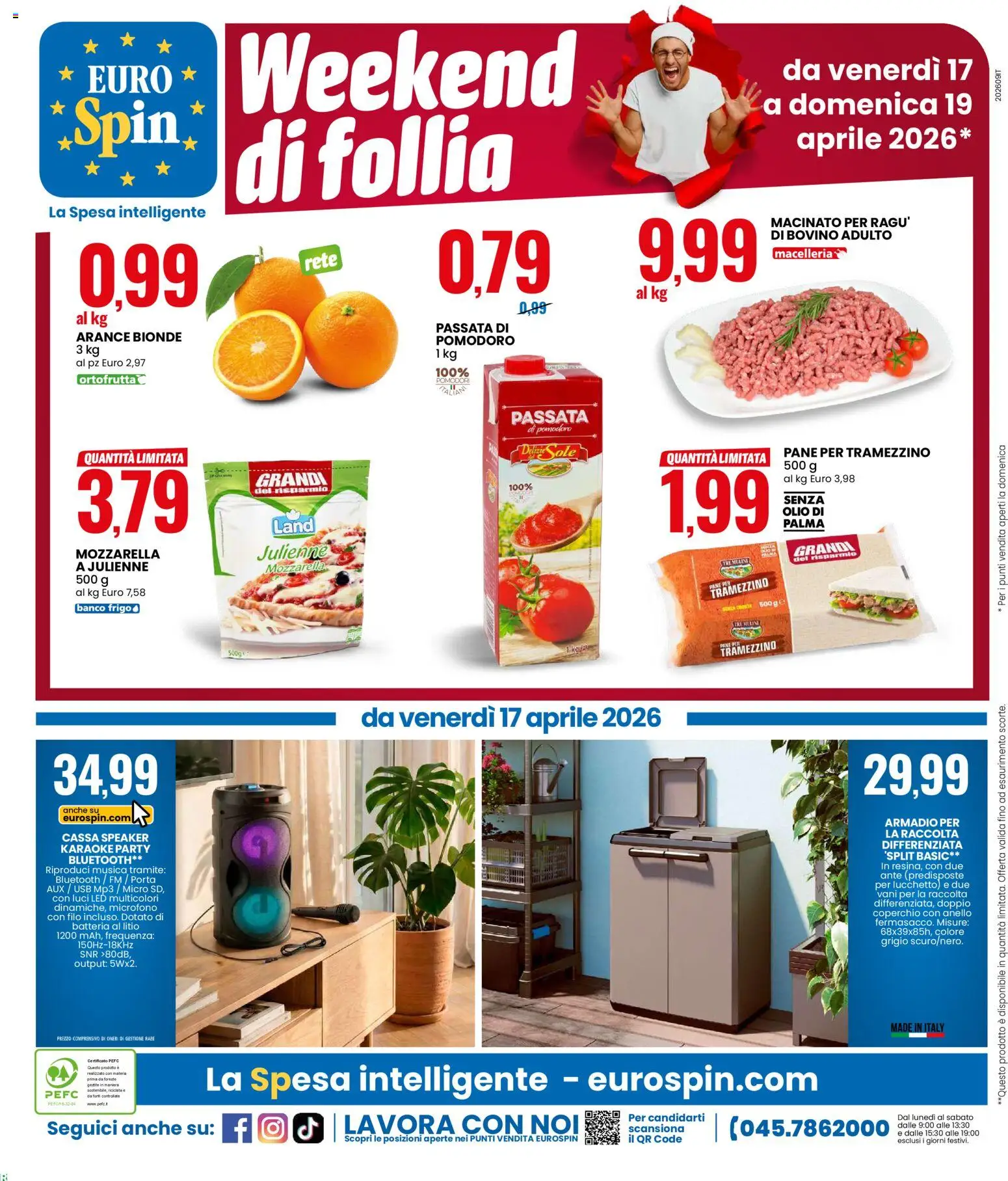 Volantino Eurospin del 07.04.2026 | Pagina: 18 | Prodotti: Passata di pomodoro, Anello, USB, Batteria