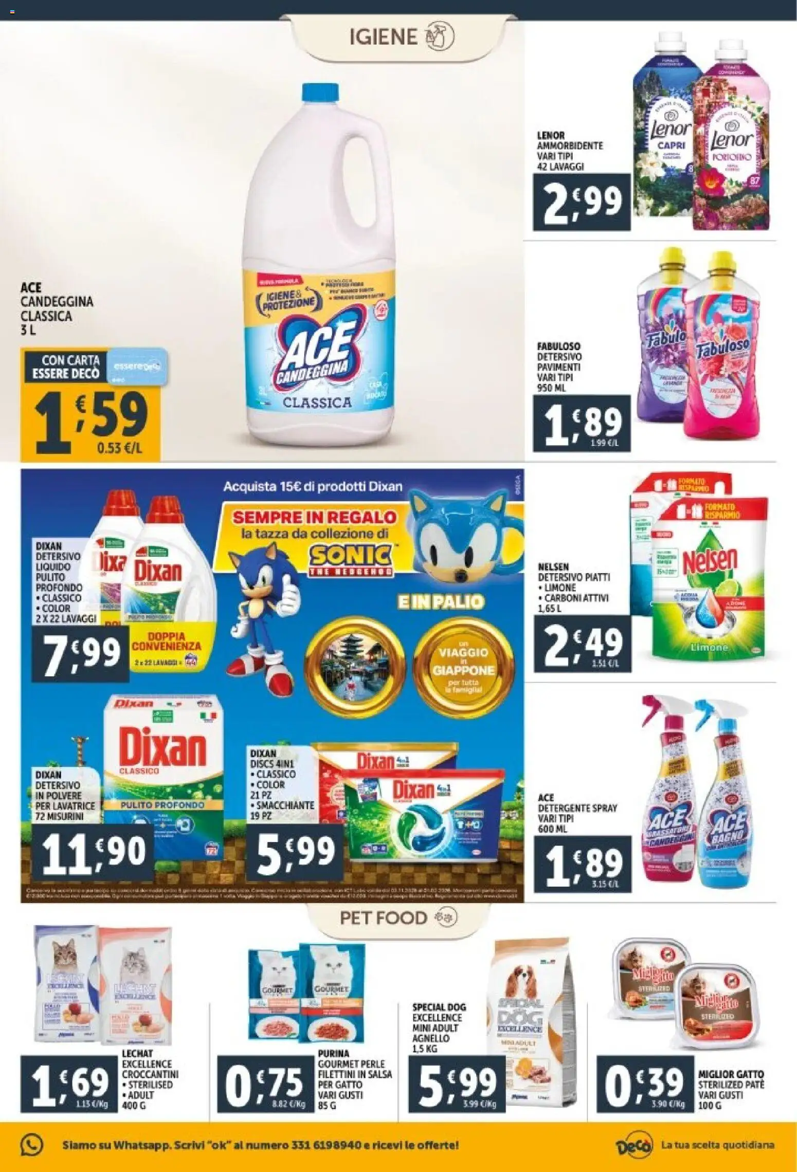 Volantino Decò del 29.12.2025 | Pagina: 23 | Prodotti: Paté, Detergente, Limone, Lavatrice