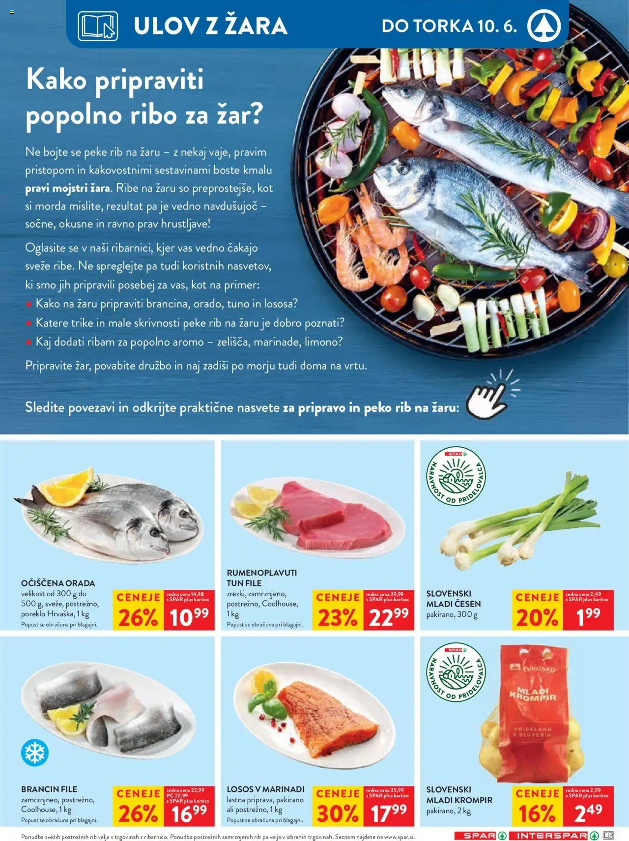 Spar katalog 23/25 │ velja od 04.06.2025 | Stran: 13 | Izdelki: Zar, Losos, Orada, Krompir