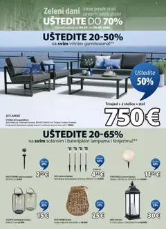 JYSK - Katalog - Pregled kataloga iz trgovine JYSK, vrijedi od 04.03.2026 | Stranica: 7 | Proizvodi: Trosjed, Stol, Vrtna garnitura, Fenjer