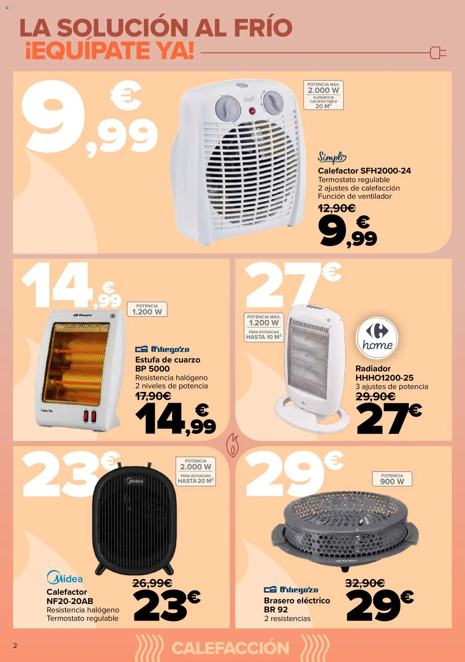 Carrefour folleto │ válido desde el 05.01.2026 | Página: 2 | Productos: Ventilador, Radiador