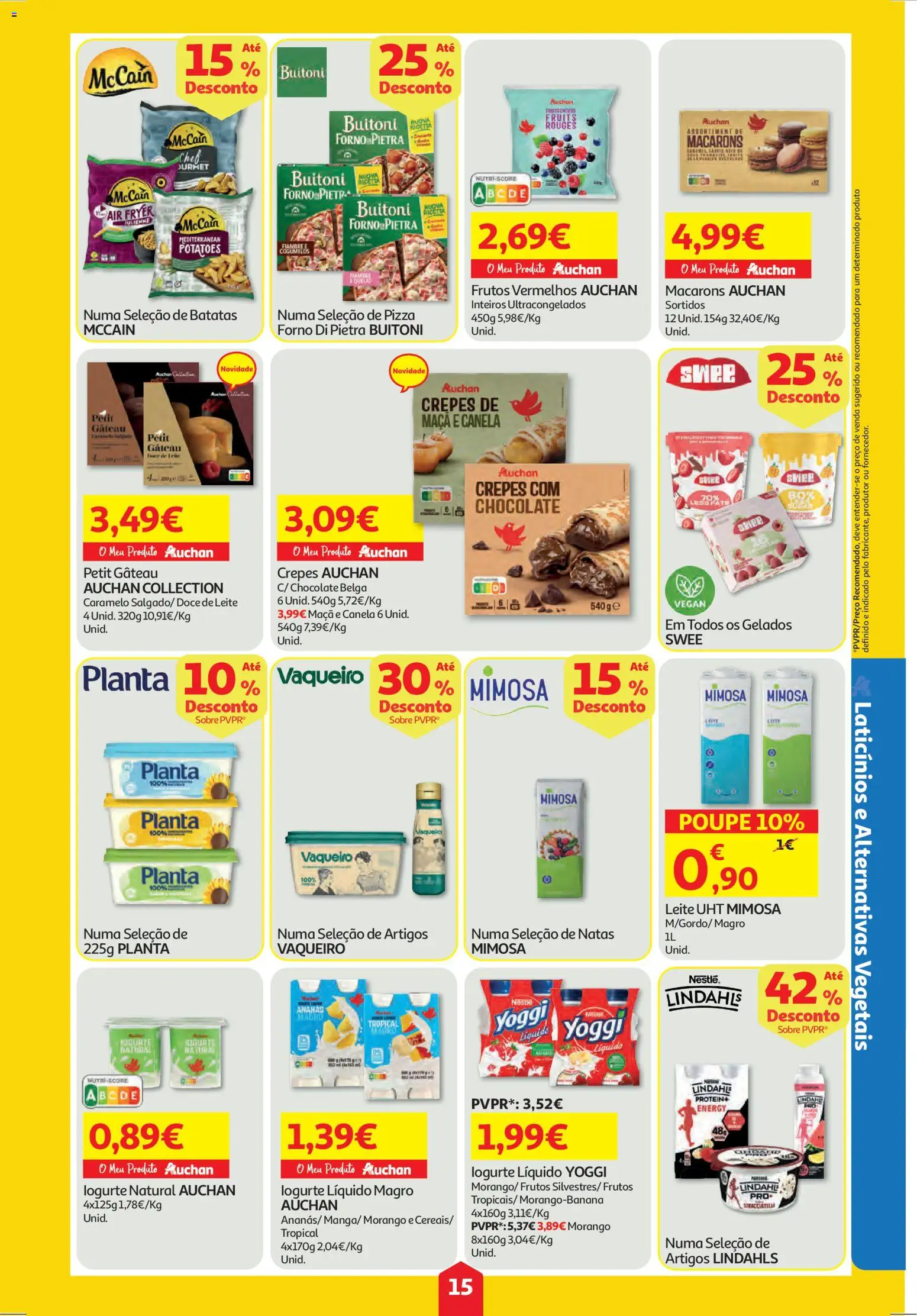 Auchan folheto │ válido de 25.12.2025 | Página: 15 | Produtos: Forno, Canela, Leite, Nestlé