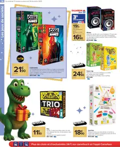 Carrefour Market - Prévisualisation de Carrefour Market La saison des jouets est ouverte valide à partir de 17.10.2025 | Page: 28 | Produits: Mais, Jeux, Jeux de société, Livre