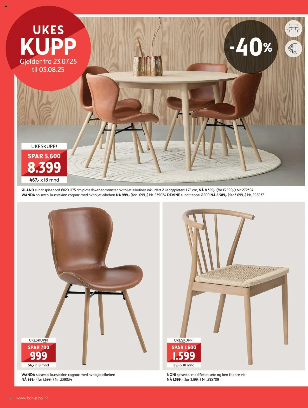  | Side: 16 | Produkter: Plate, Spisestol, Ножницы, Teppe