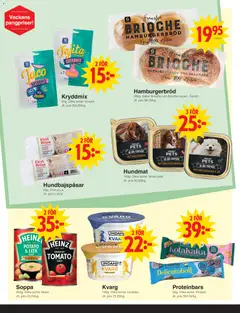Matöppet - erbjudanden - Förhandsvisning av reklamblad från butik Matöppet aktuell från 07.02.2026 | Sida: 2 | Produkter: Hamburgerbröd, Ris, Hundmat, Soppa